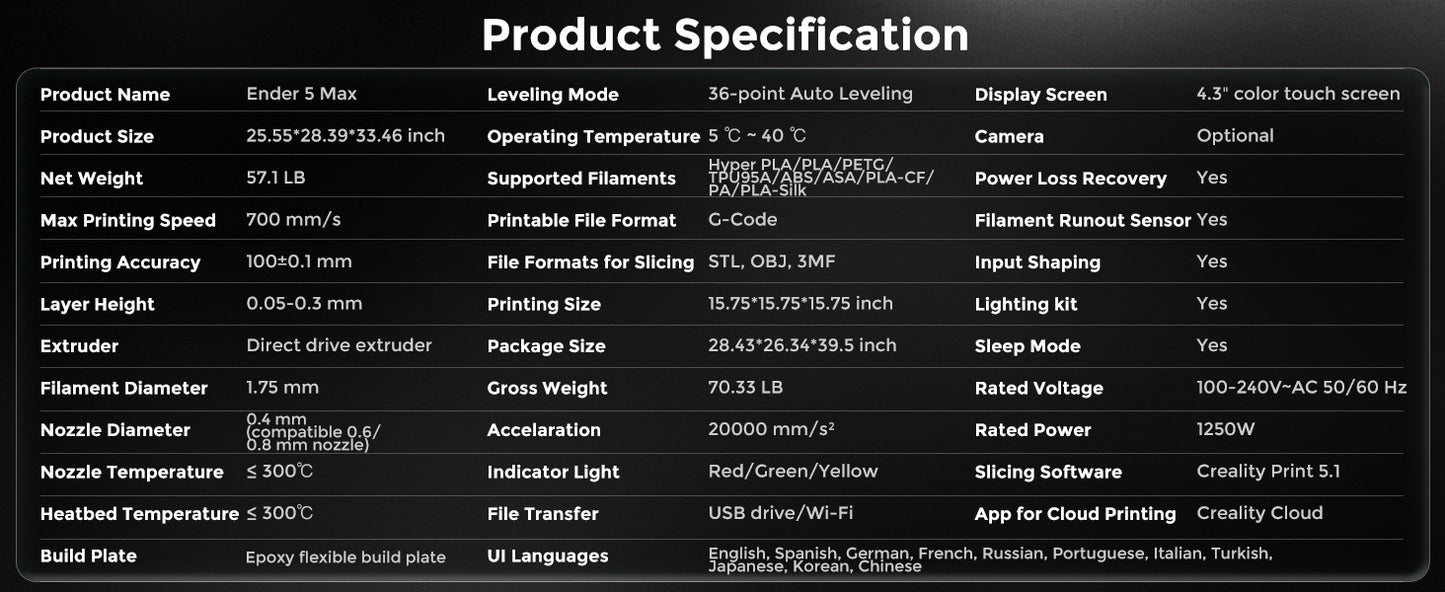 Creality Product ā Innovative, Affordable, Essential