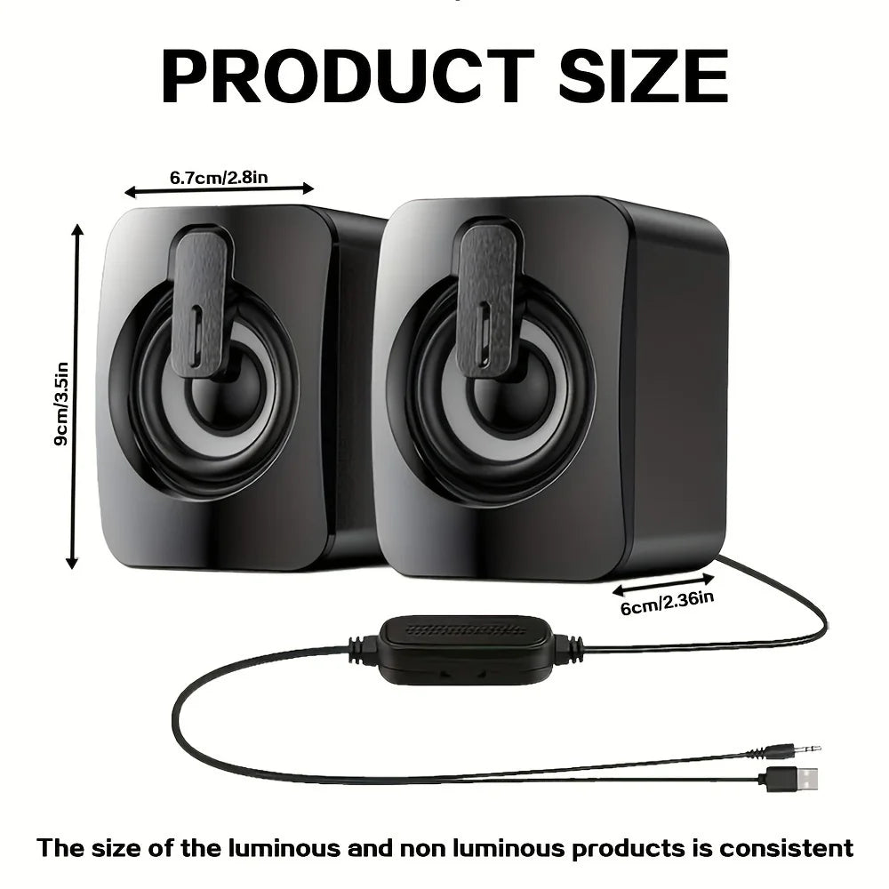 Computer Speaker ā Wireless, Portable, Atmosphere Lighting
