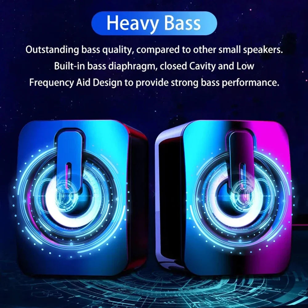 Computer Speaker – Wireless, Portable, Atmosphere Lighting