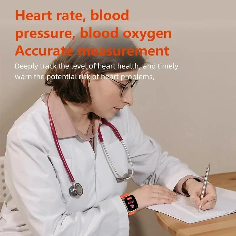A smartwatch with health monitoring features.