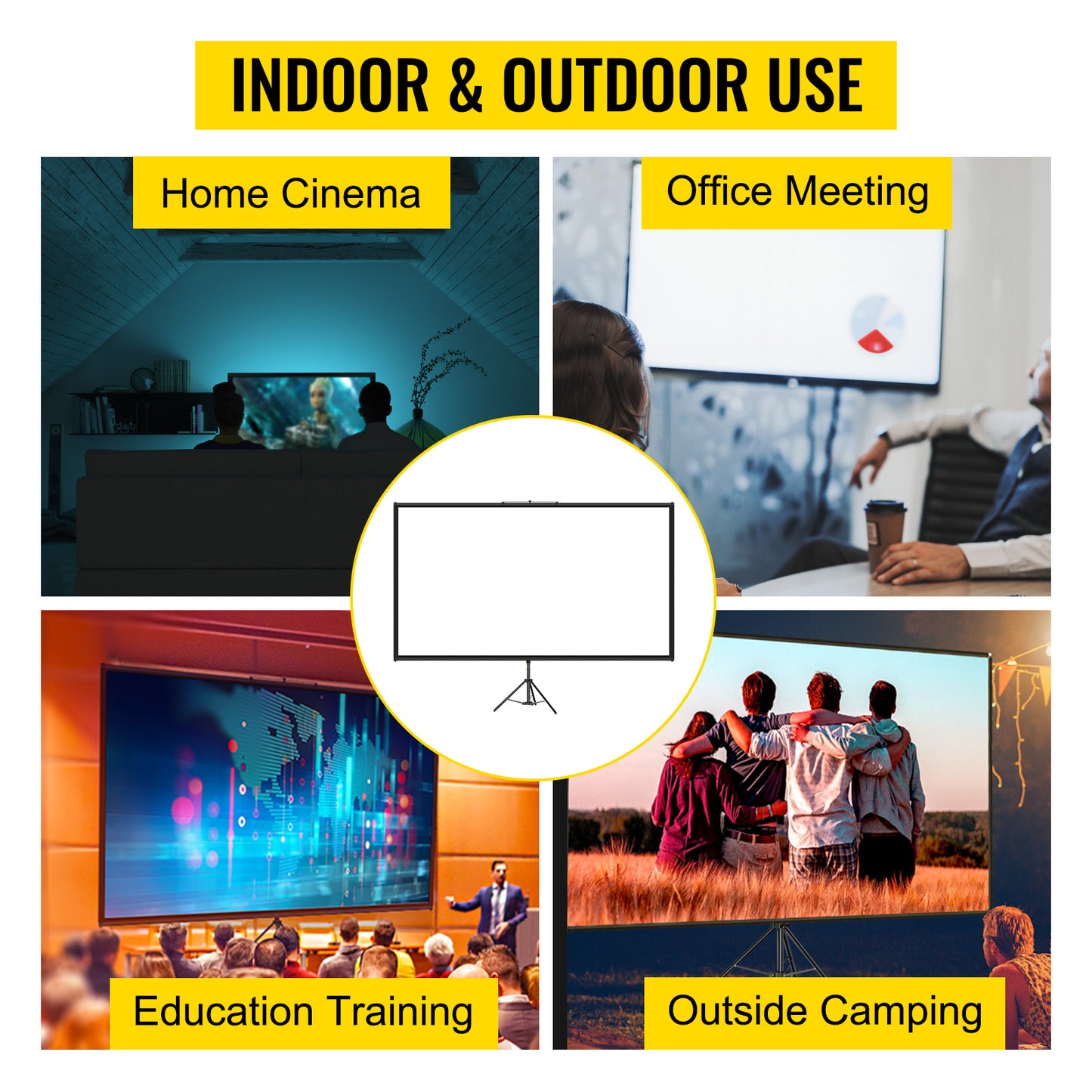 SucceBuy Projector – Big Screen Anywhere, Anytime
